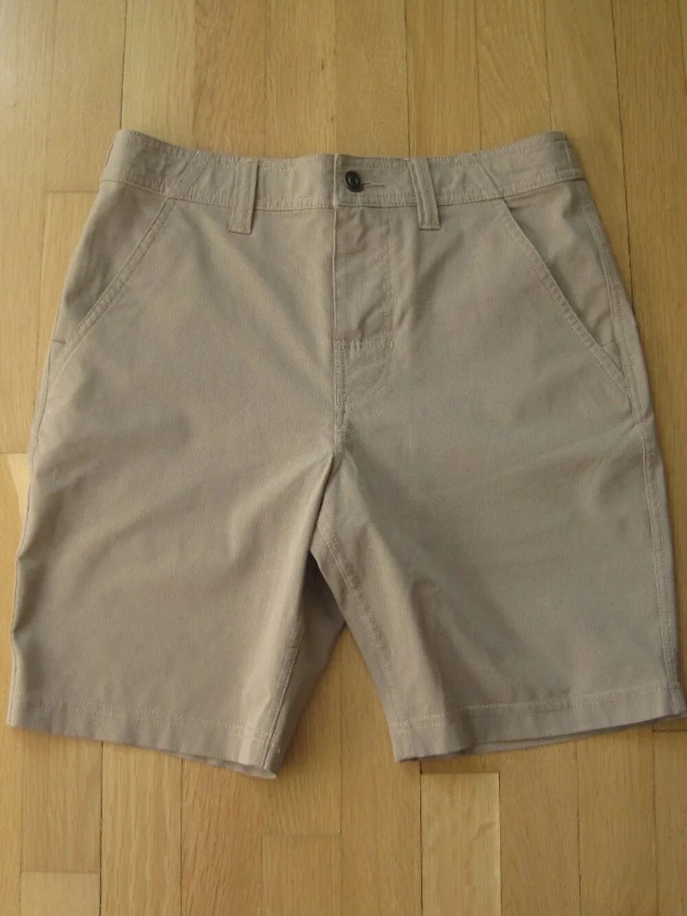 prAna Hybridizer Shorts Men’s 28x8 Khaki Outdoor Hiking Performance